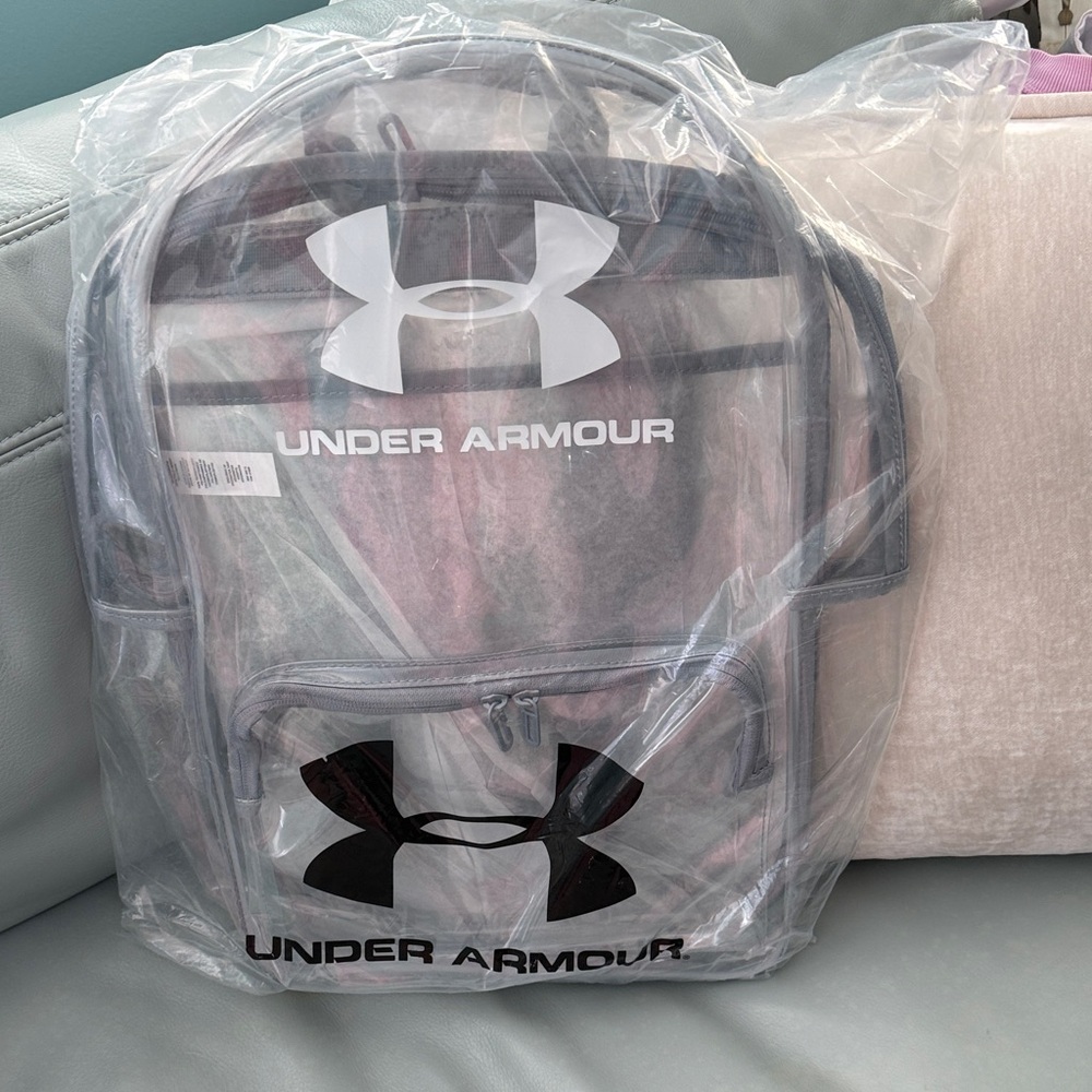 Under Armour Charcoal and Light Gray Backpack